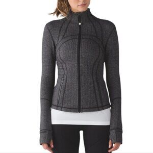 Lululemon Define Jacket Heathered Herringbone Heathered Black 9/15 Women's 6